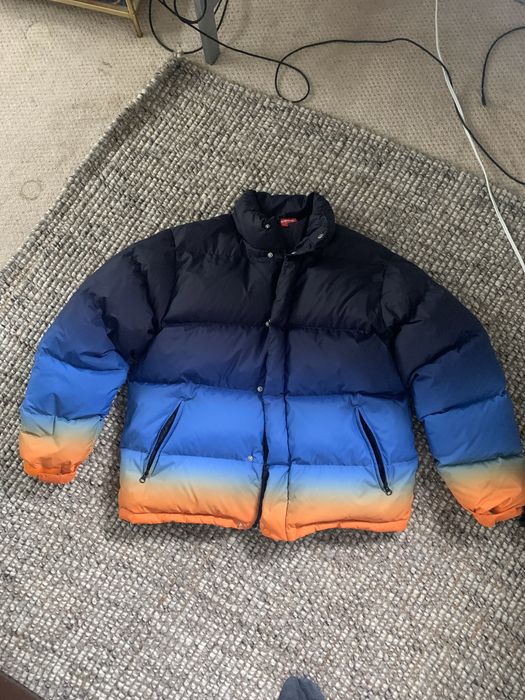 Supreme gradient hot sale puffy jacket