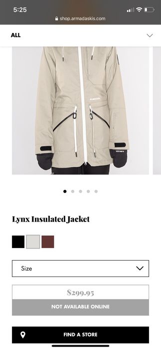 Armada lynx insulated on sale jacket