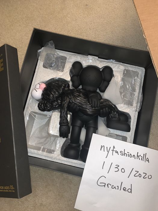 Kaws Kaws Gone Figure Black Grailed
