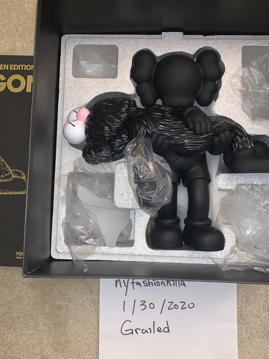 Kaws Kaws Gone Figure Black Grailed