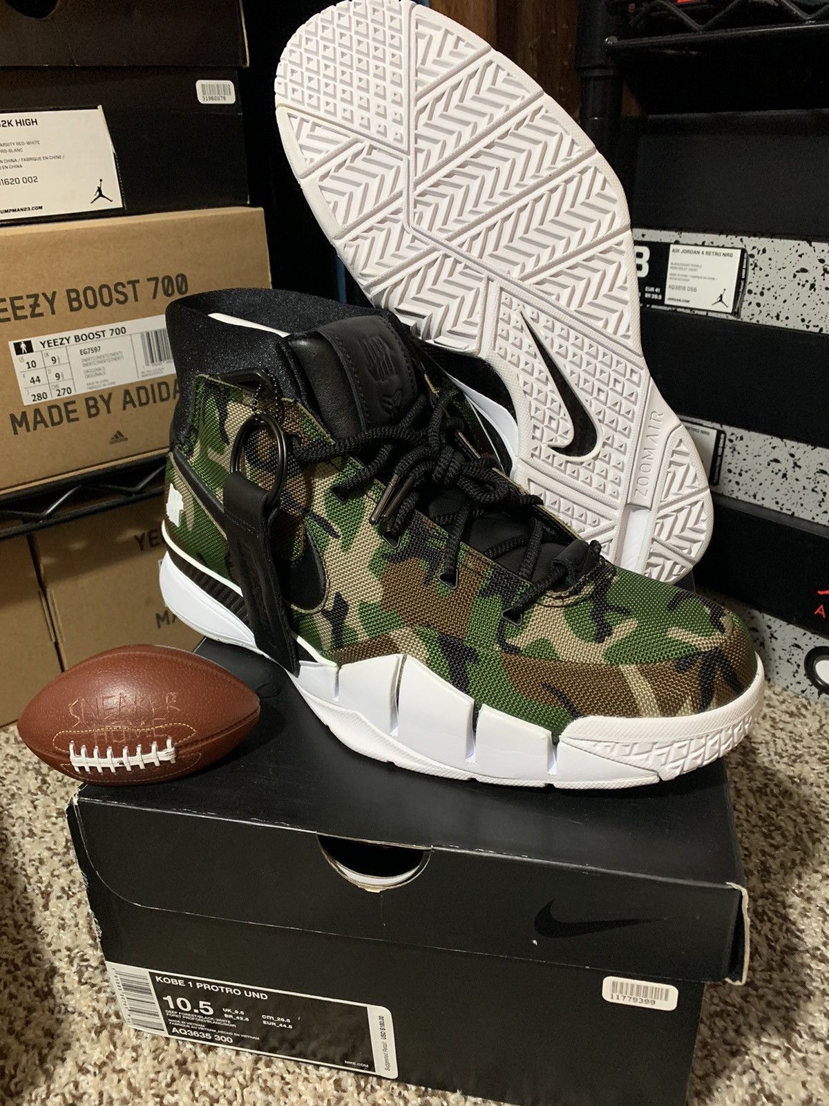 Nike Undefeated X Zoom Kobe 1 Protro Camo | Grailed