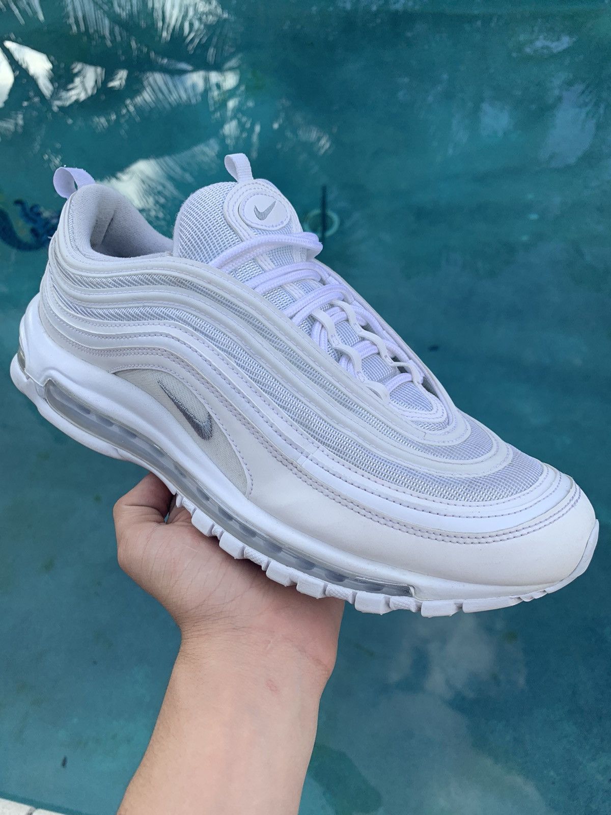 Air max 97 2024 triple white wolf grey