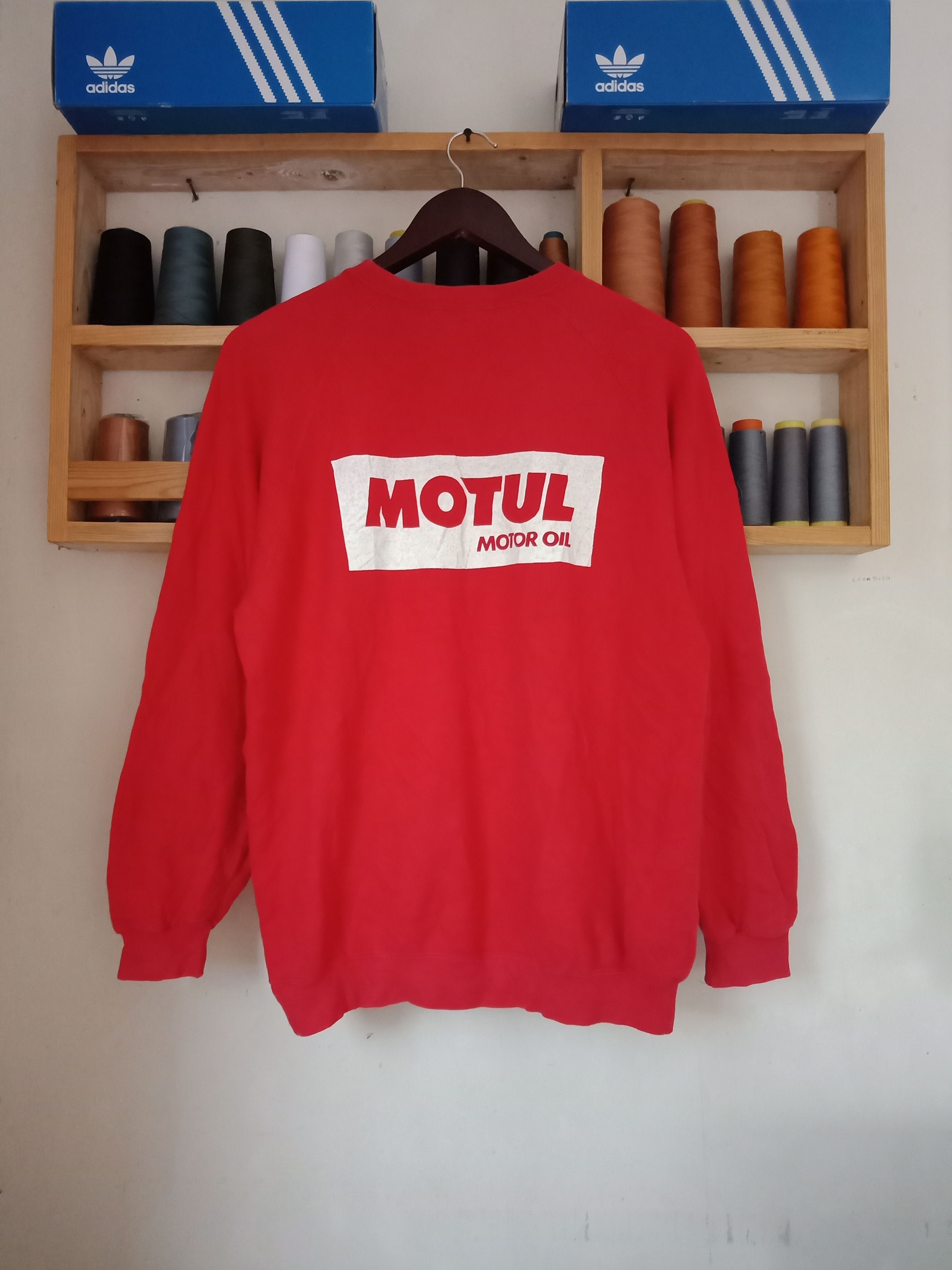 Other Vintage 90s Rare Motul Racing Motor Oll Sweatshirt Size US M / EU 48-50 / 2 - 1 Thumbnail