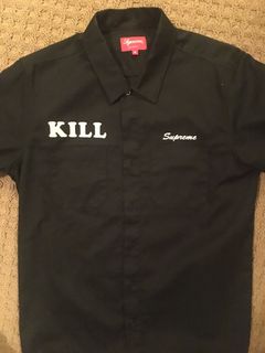 Supreme Kill Work Shirt | Grailed