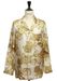 Versace new VERSACE white silk gold oriental dragon baroque printed pyjama shirt top XS Size US XS / EU 42 / 0 - 1 Thumbnail