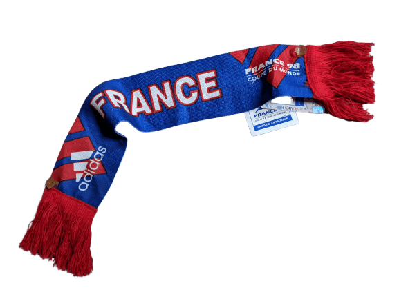 Vintage 1998 World Cup Scarf Adidas sold Coupe du Monde France Soccer