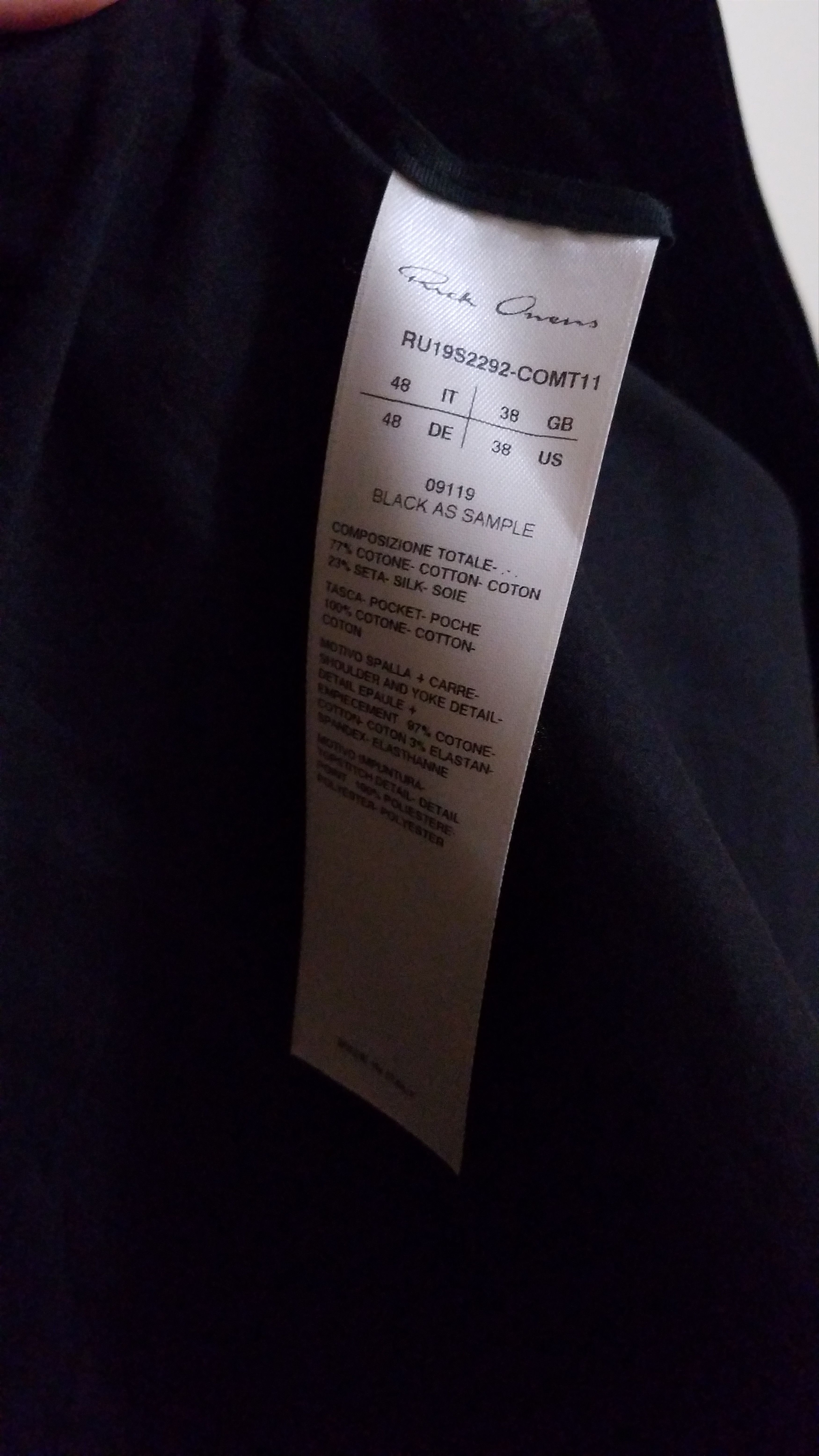 Rick Owens $990 Babel SS19 Panel Silk Shirt Size US M / EU 48-50 / 2 - 6 Thumbnail
