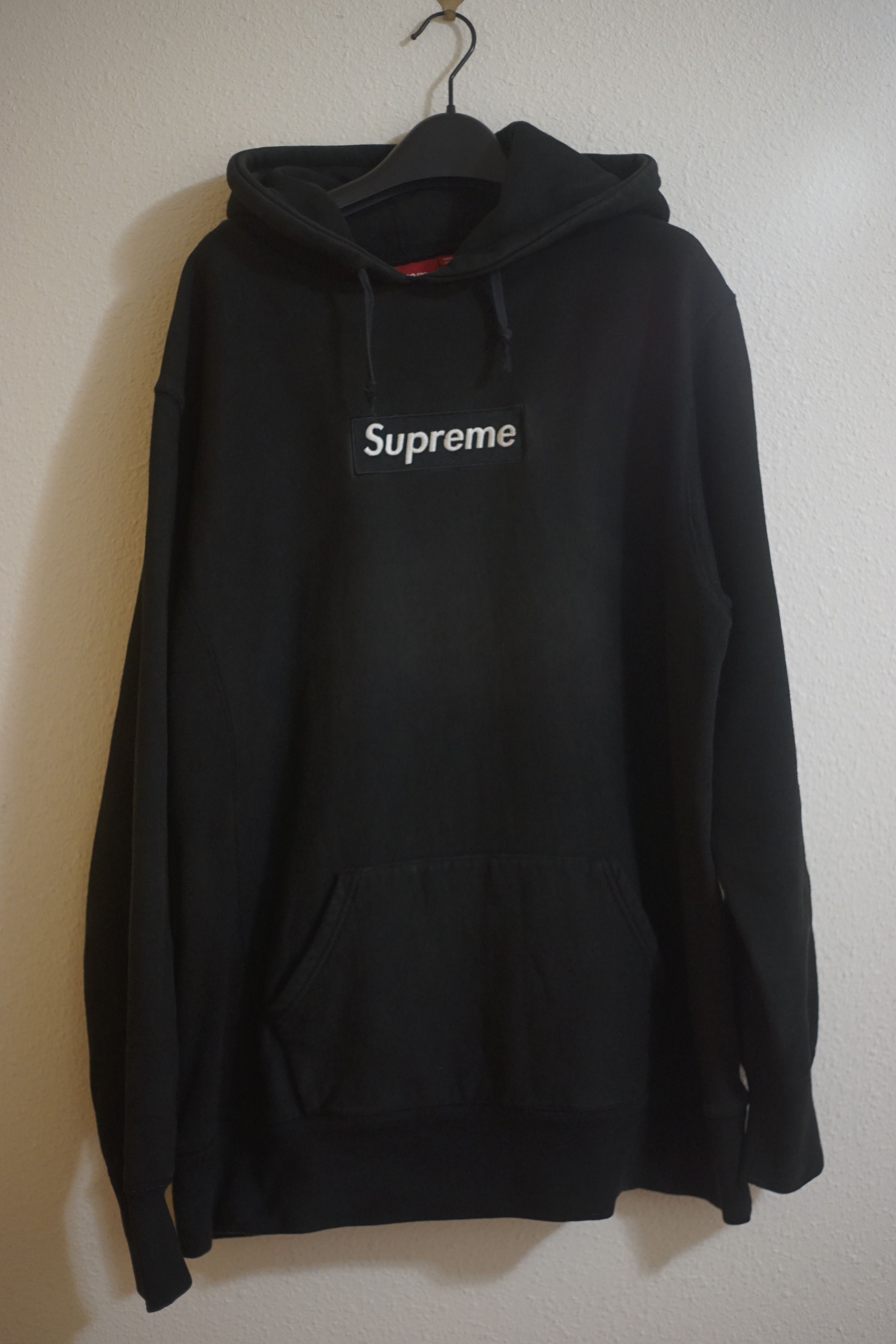 Supreme RARE 2001 Tonal Black Box Logo Hoodie Grailed