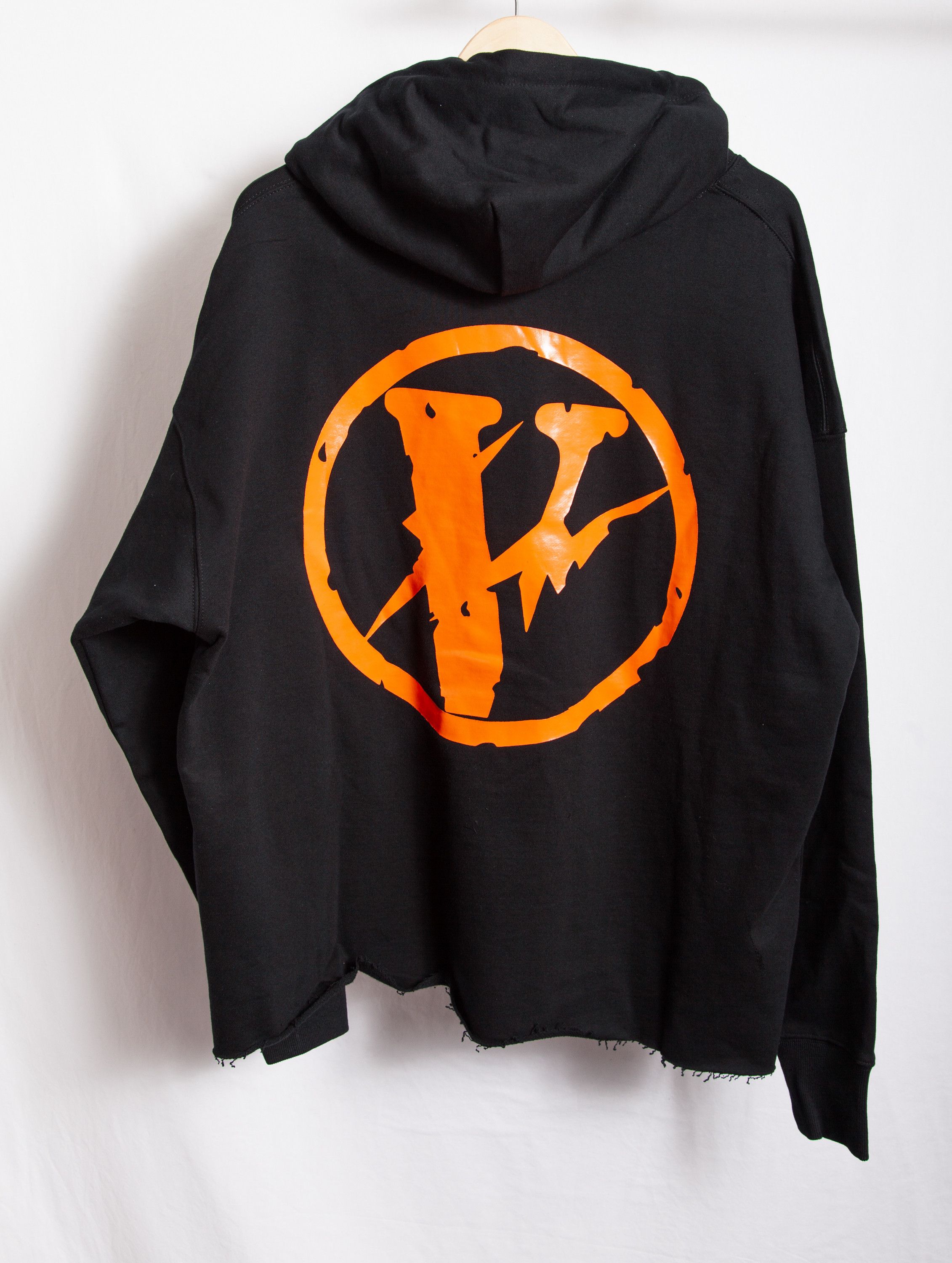 Vlone friends hoodie orange sale