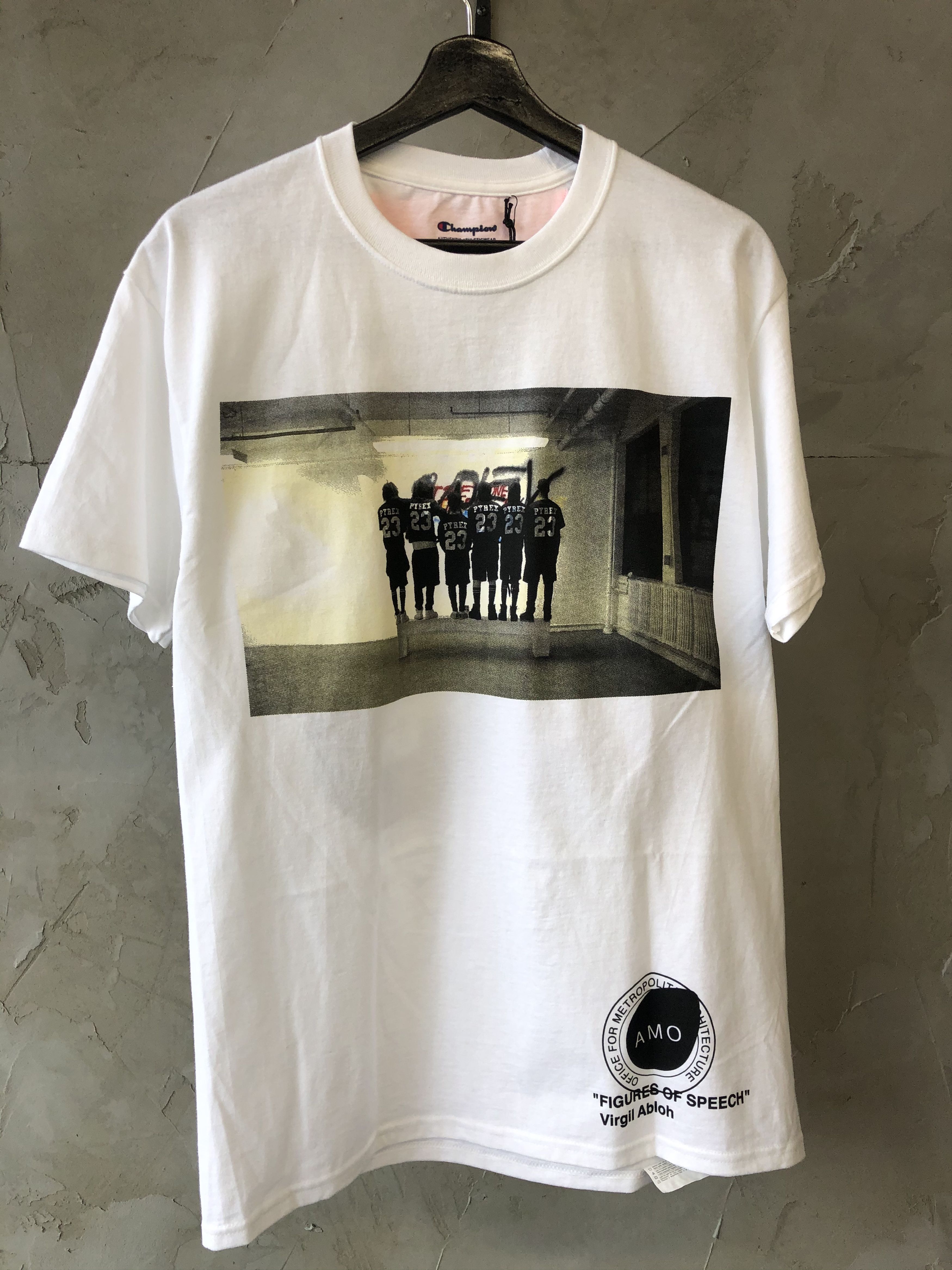 Off-White Pyrex Vision White Tee Virgil Abloh x MCA Figures of Speech -  Stadium Goods