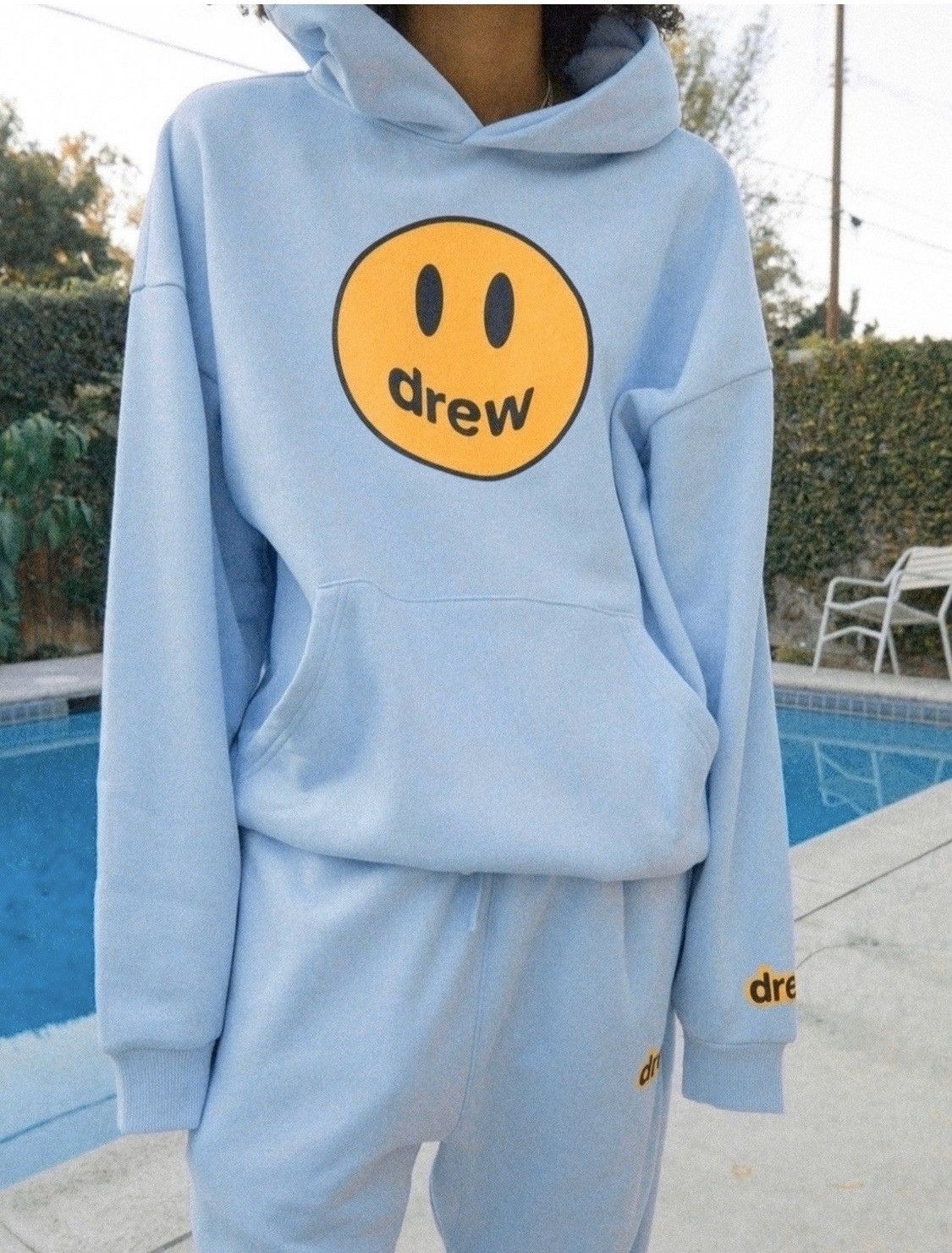 Blue drew house hoodie sale
