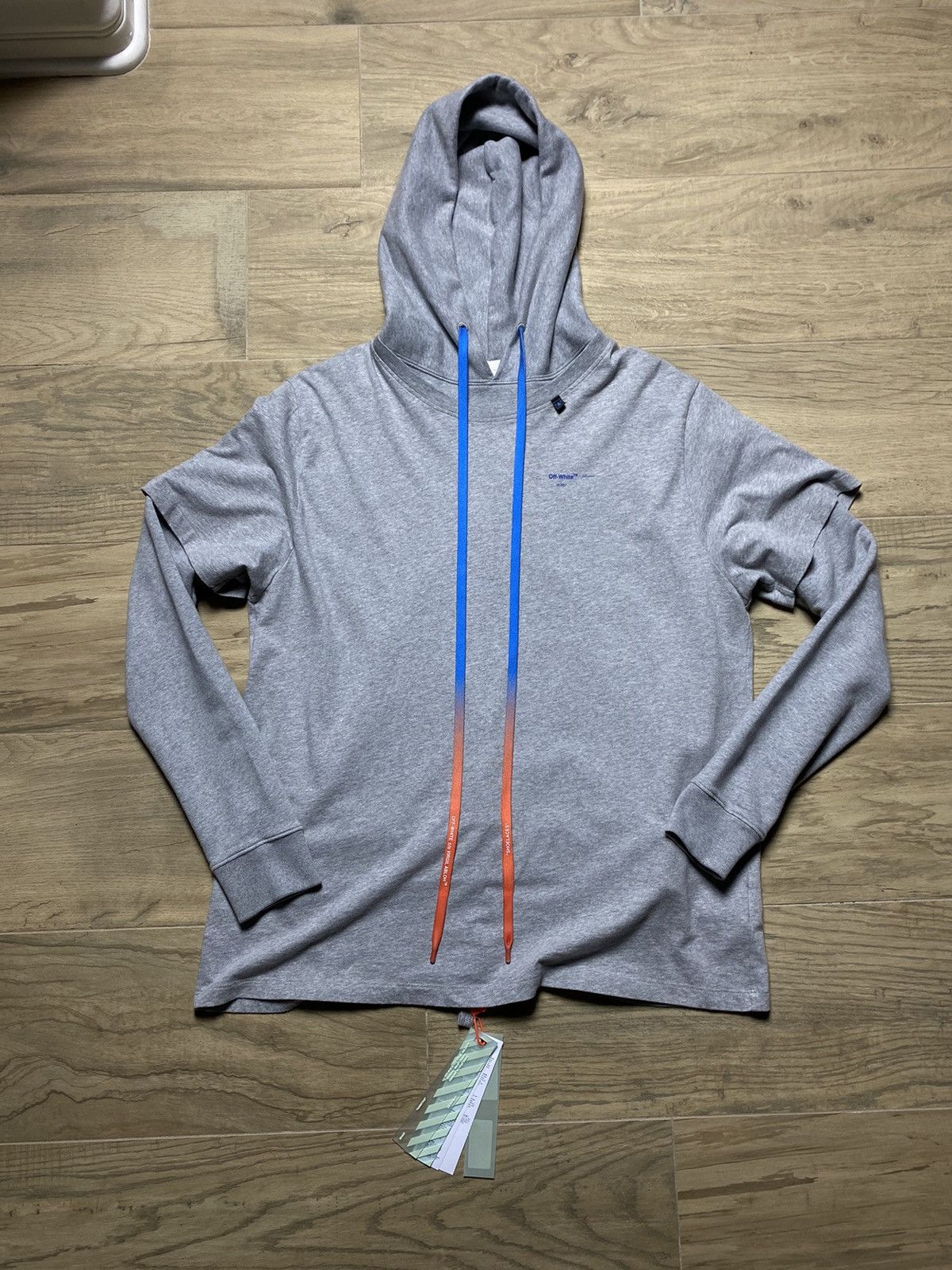 Off-White Off-White Layered Painted Arrows Hoodie Size US M / EU 48-50 / 2 - 2 Thumbnail