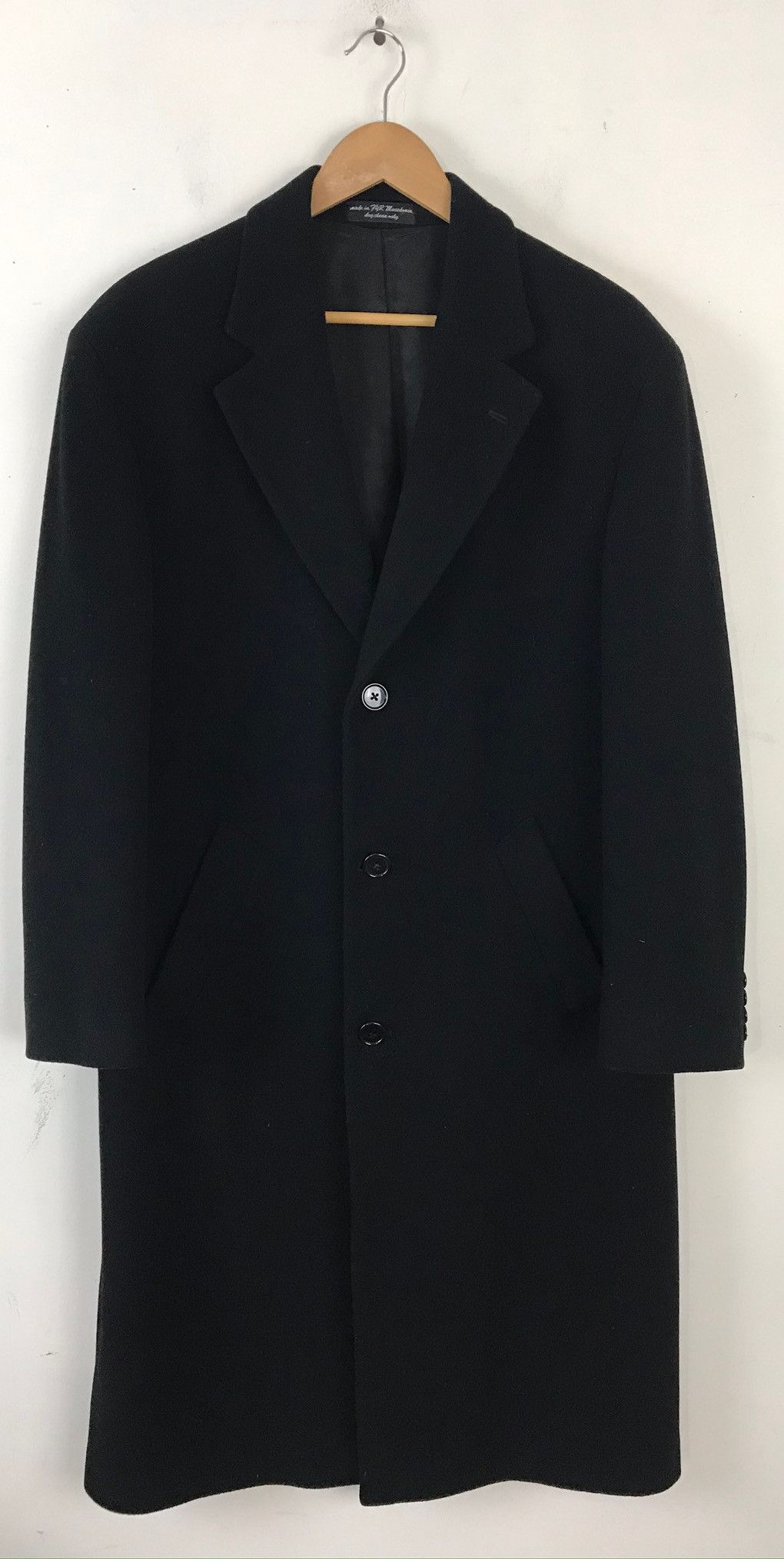 Andrew Fezza Andew Fezza Black Cashmere Blend Coat Grailed
