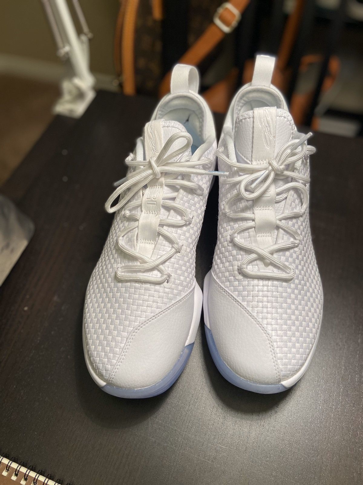 Nike Lebron 14 low white ice size 9.5 Grailed