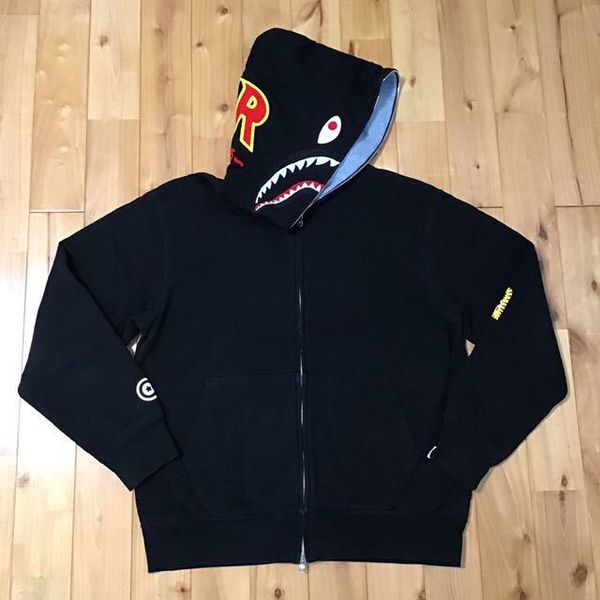 Bape 2005 2nd model shark full zip hoodie PONR BAPE | Grailed