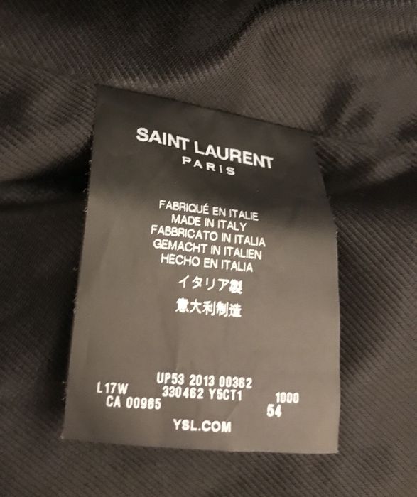 Saint Laurent Paris FW13 Oiled Calf L17 Jacket | Grailed