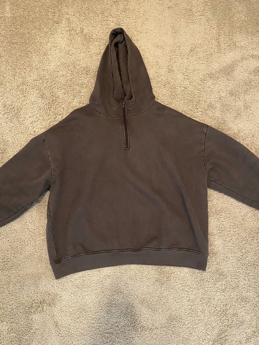 Kanye west brown outlet hoodie