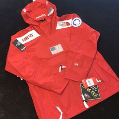 Supreme the north face trans antarctica expedition pullover jacket on sale red