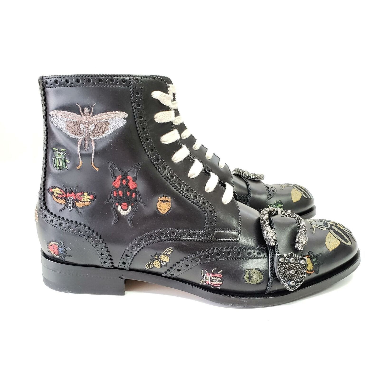 Gucci Gucci Bee Queercore Dionysus Brogue Boots Black Grailed