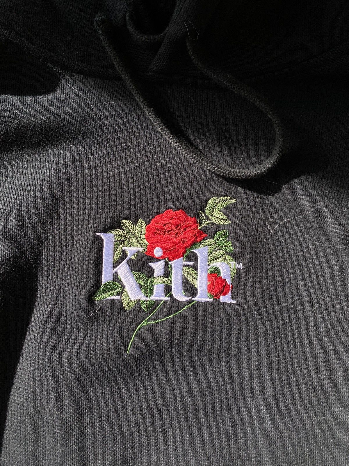 Kith KITH Gardens Of The Mind Hoodie Kith Rose Hoodie Black Grailed