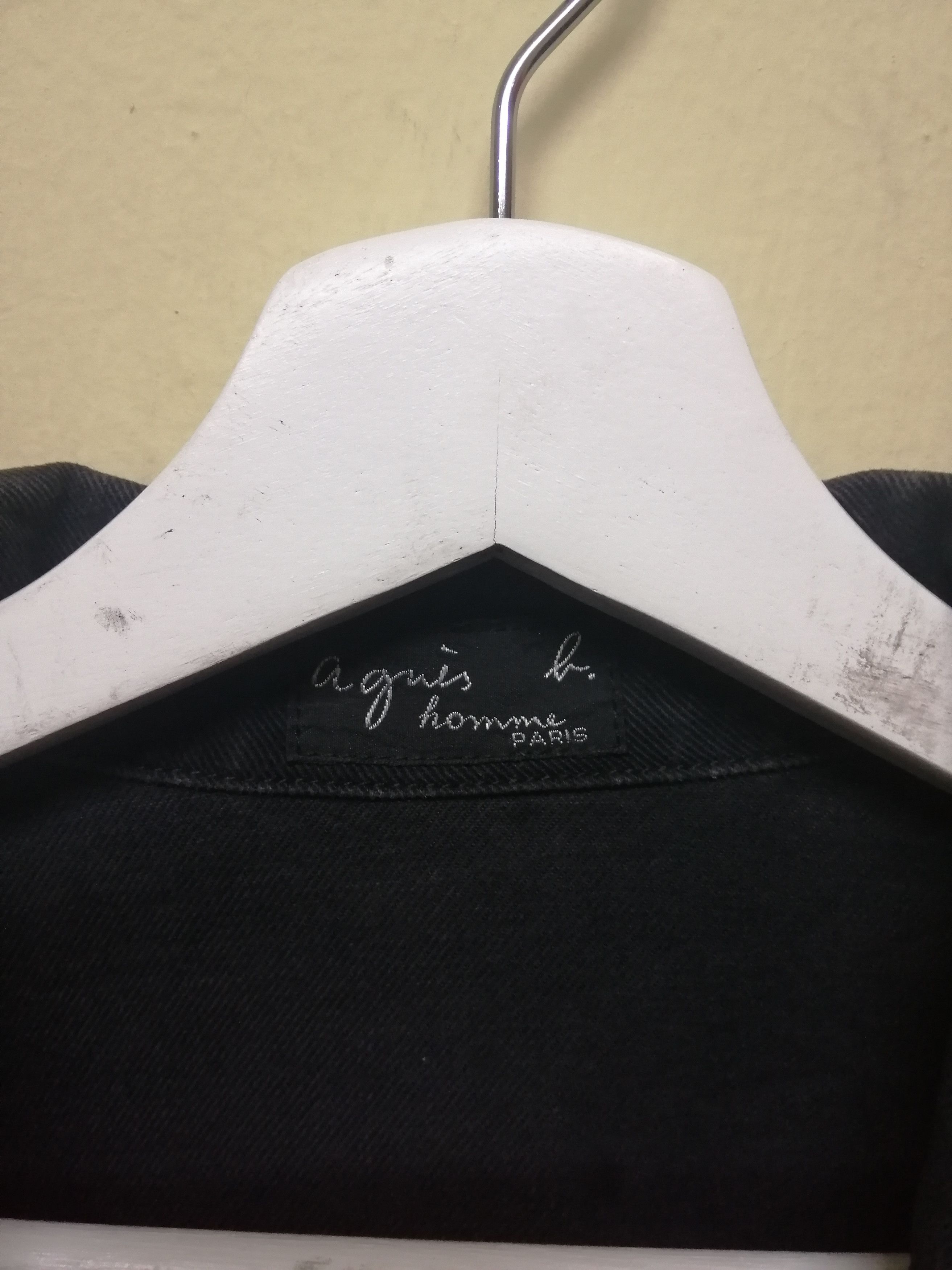 agnes b. Agnes B. Denim Black Jacket Made In France Size US M / EU 48-50 / 2 - 6 Thumbnail