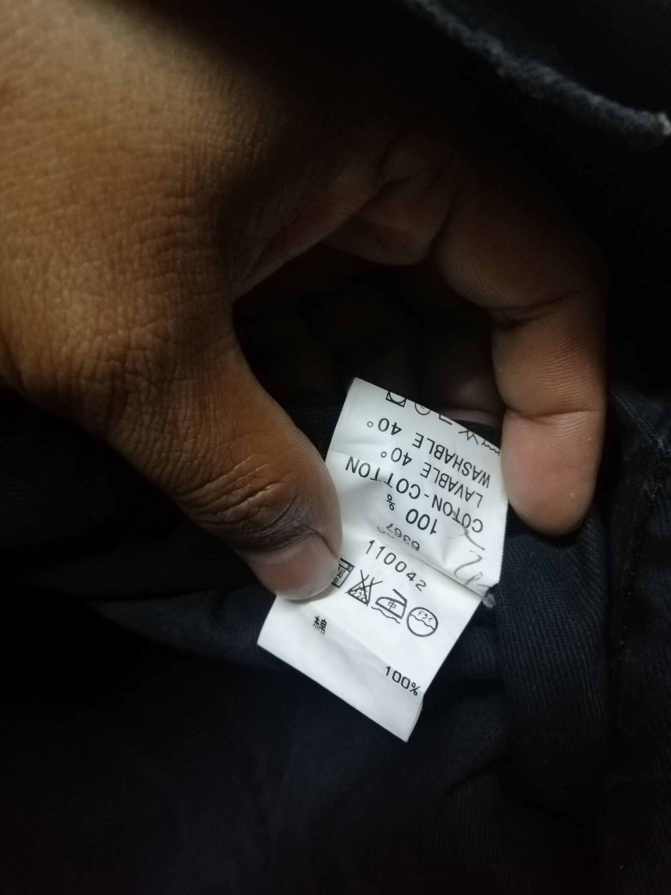 agnes b. Agnes B. Denim Black Jacket Made In France Size US M / EU 48-50 / 2 - 3 Thumbnail