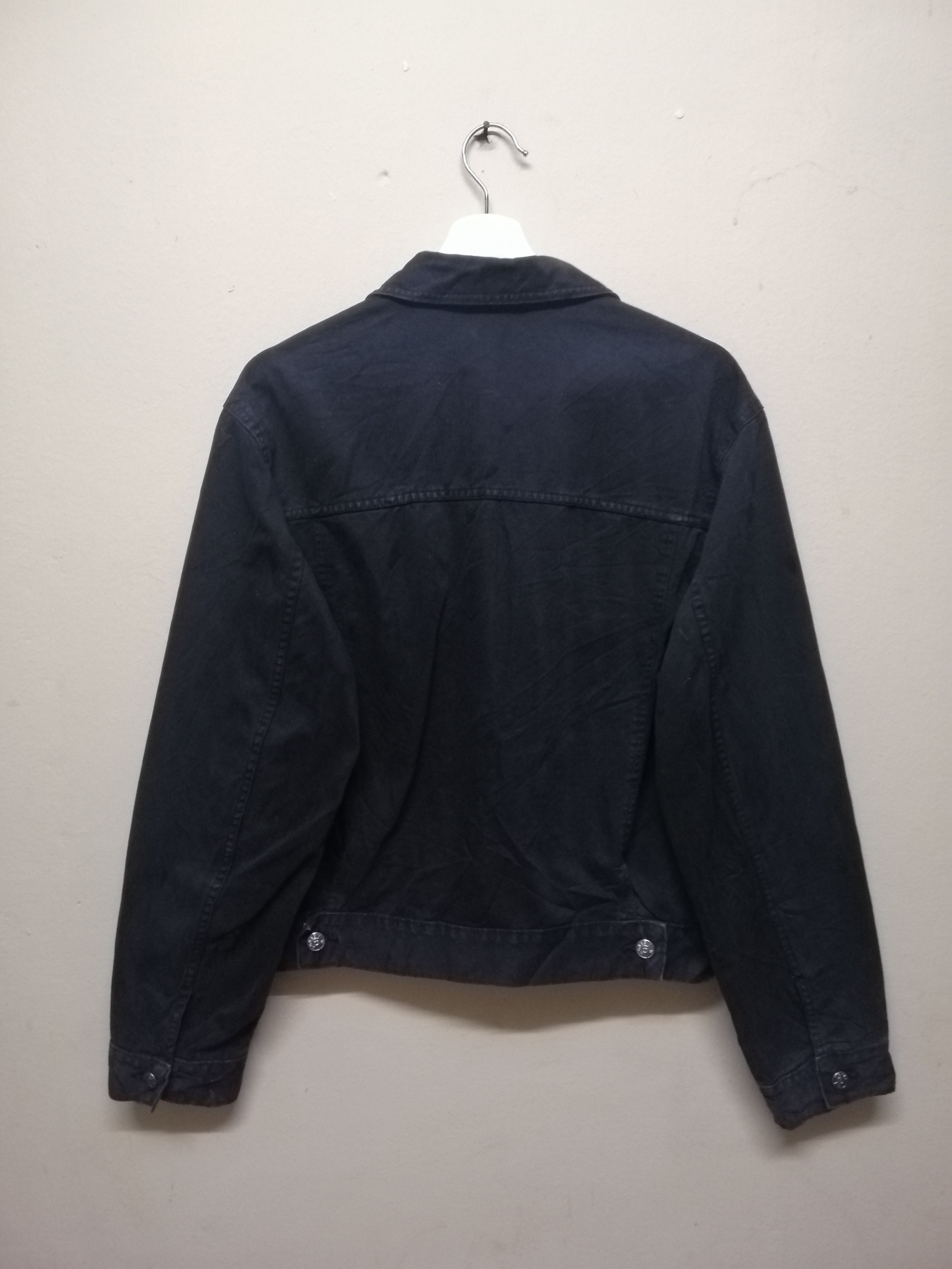 agnes b. Agnes B. Denim Black Jacket Made In France Size US M / EU 48-50 / 2 - 9 Thumbnail
