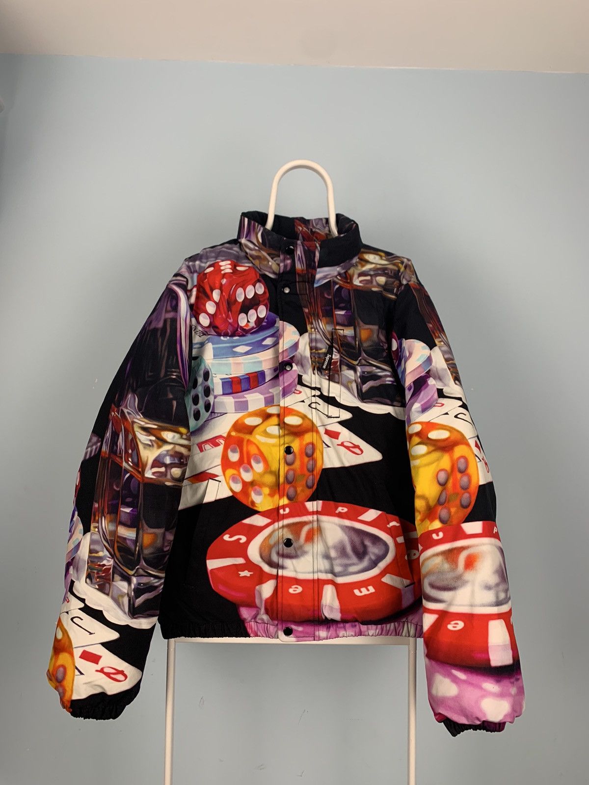Supreme Supreme Casino Down Jacket Black Medium Grailed