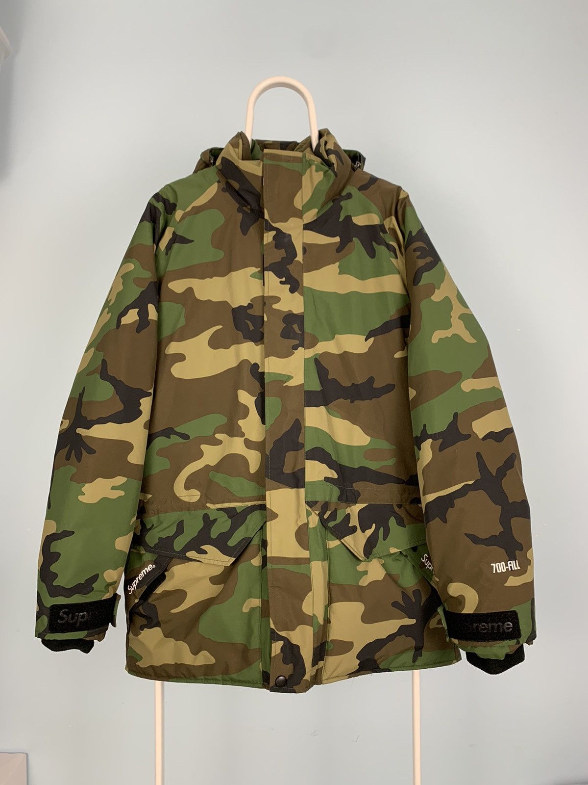 Supreme Supreme Uptown Down 700 Fill Parka Jacket Medium Camo FW15 | Grailed