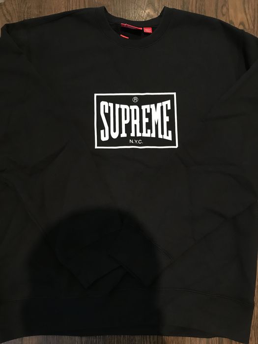 Supreme store everlast crewneck