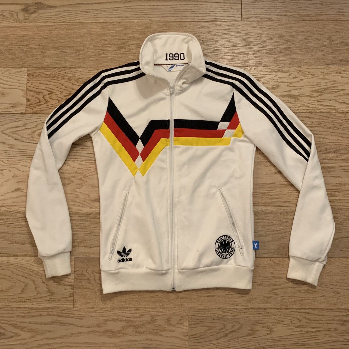 Adidas ADIDAS 1990 WEST GERMANY WORLD CUP TRACK JACKET Size US S / EU 44-46 / 1 - 7 Thumbnail