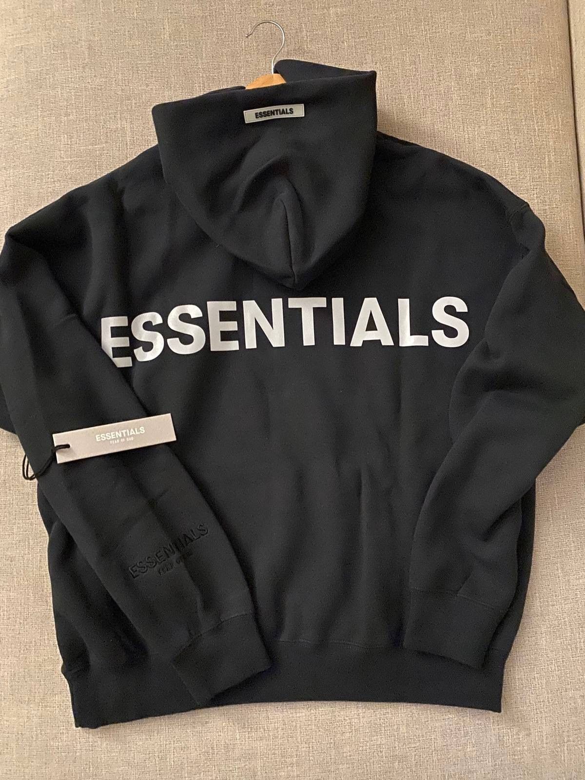 Fear of God ESSENTIALS 3M Logo Pullover Hoodie Grailed