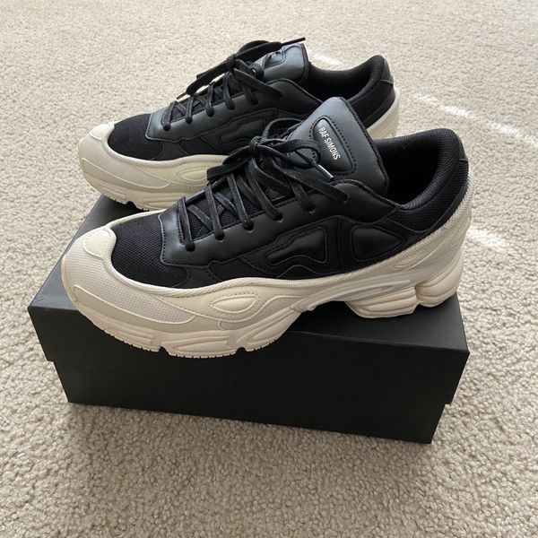 Adidas Raf Simons x Ozweego Cream White Black F34264 Grailed