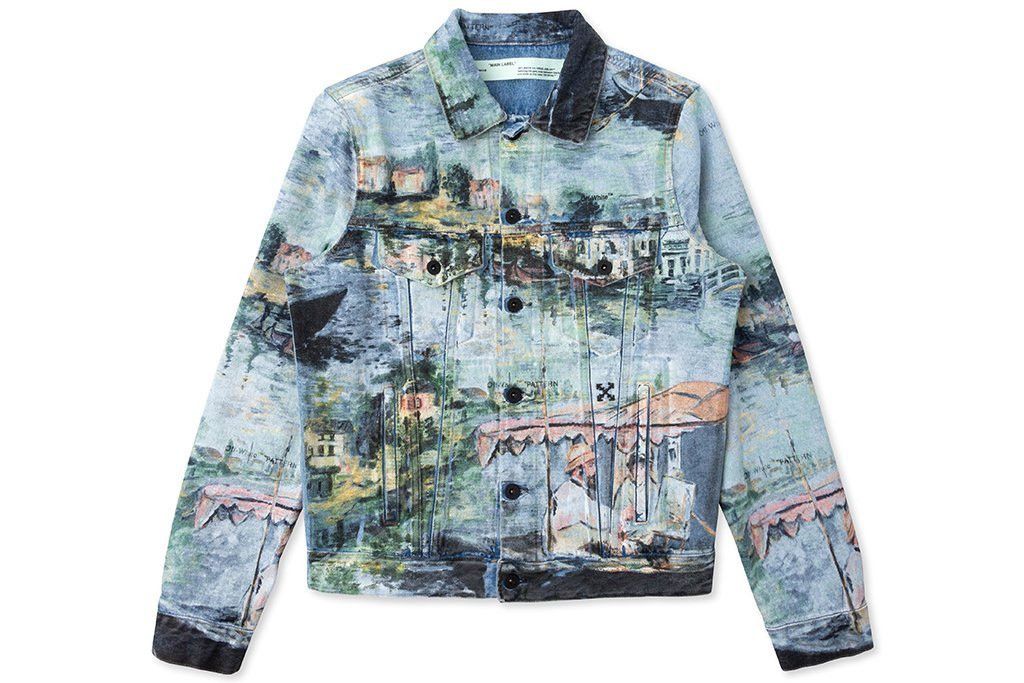 Off White Off White Lake Holiday Printed Denim Jacket w tags Grailed