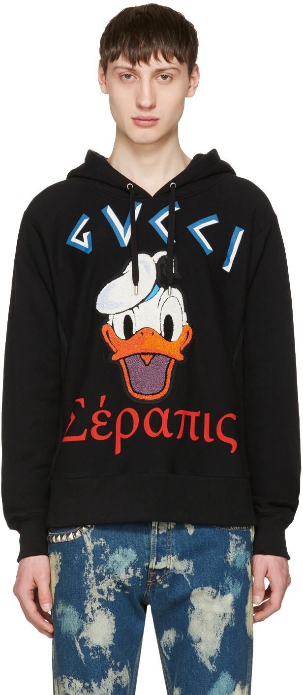 Disney Gucci Donald Duck Hooded Sweatshirt Grailed