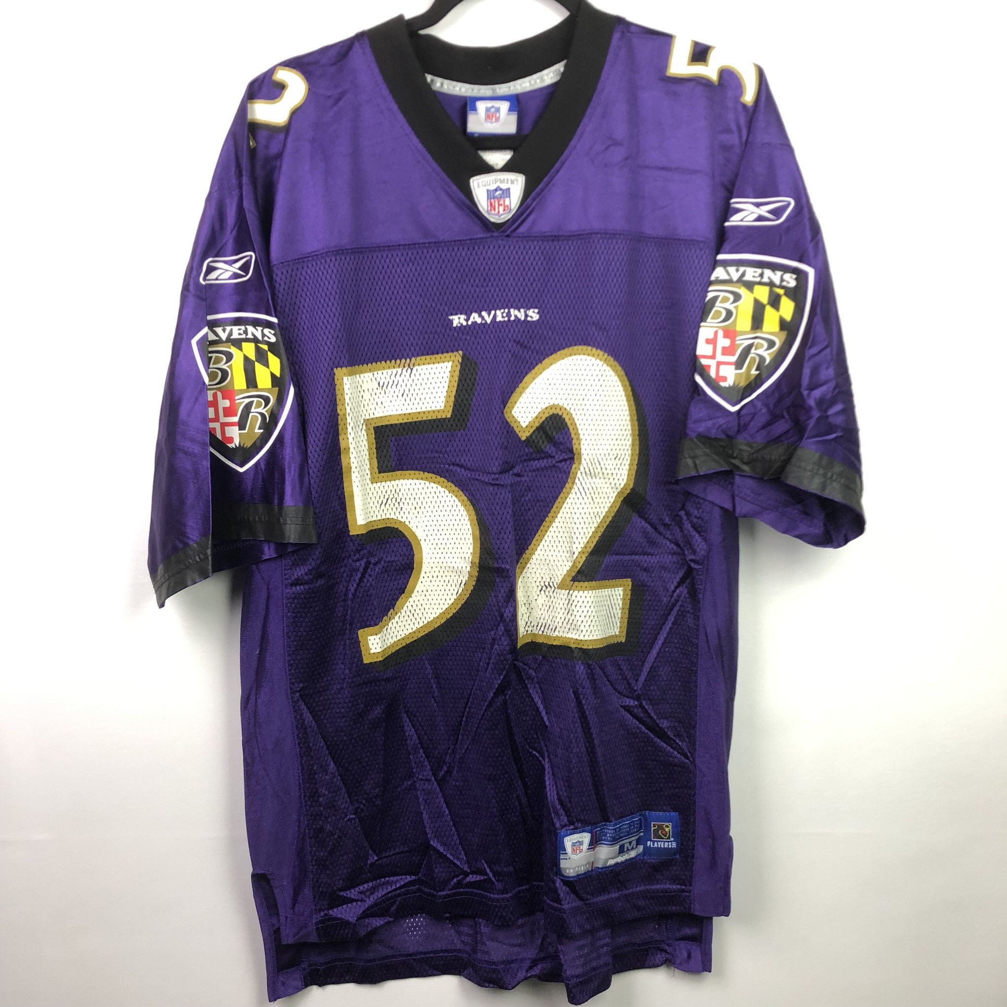 Reebok Reebok Baltimore Ravens Ray Lewis Jersey NFL On Field 52 Grailed