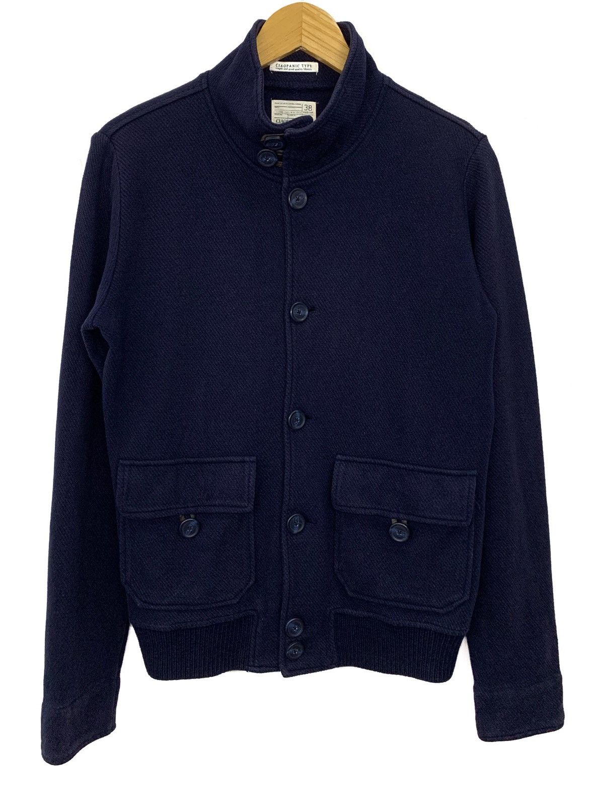 Issey Miyake × Japanese Brand Vintage Issey Miyake Indigo Sweaters Weather Jacket Size US S / EU 44-46 / 1 - 1 Thumbnail