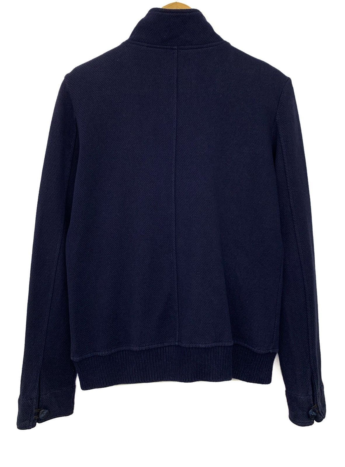Issey Miyake × Japanese Brand Vintage Issey Miyake Indigo Sweaters Weather Jacket Size US S / EU 44-46 / 1 - 2 Thumbnail