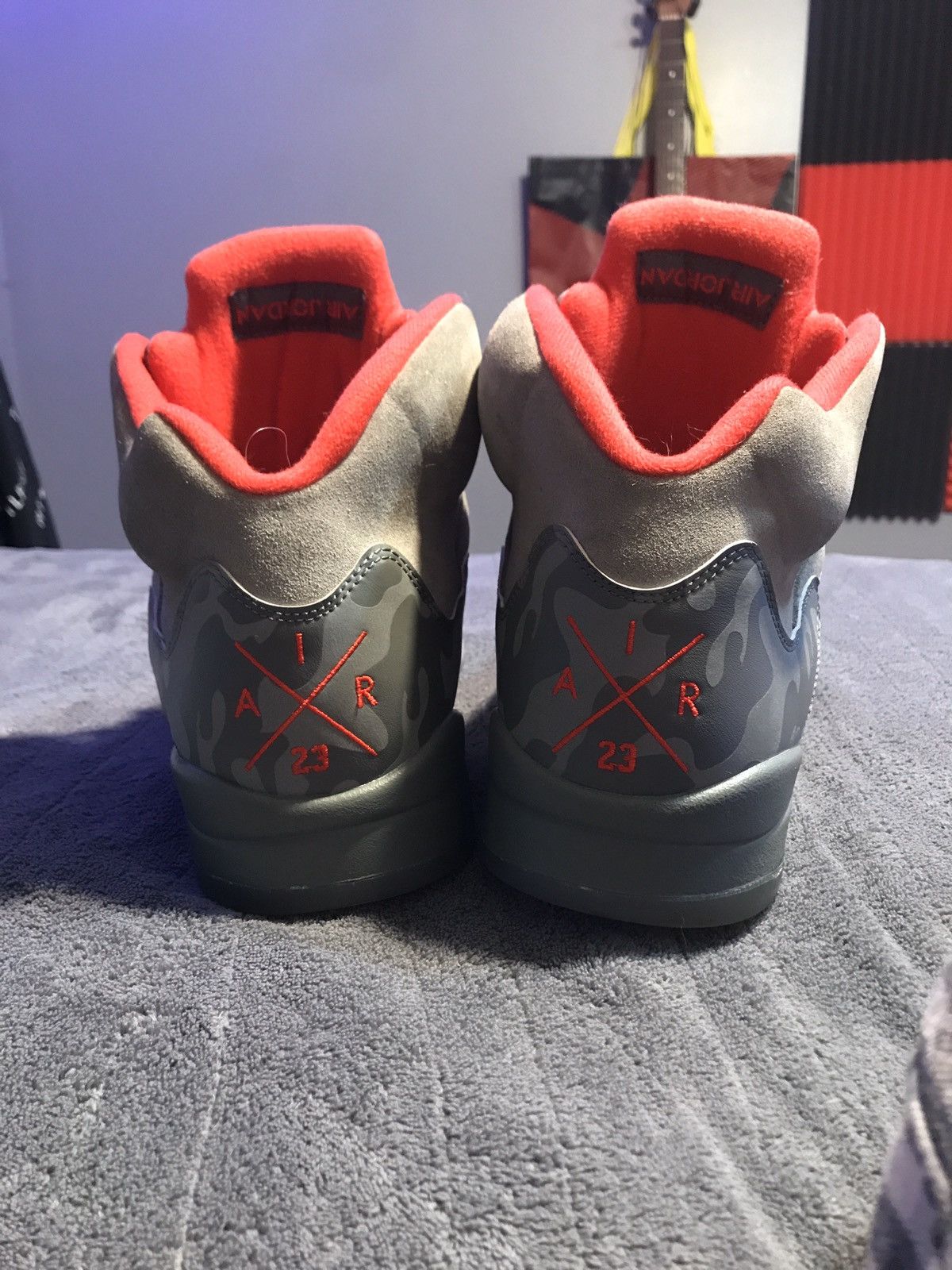 Nike Air Jordan 5 Retro Camo Size US 13 / EU 46 - 3 Thumbnail