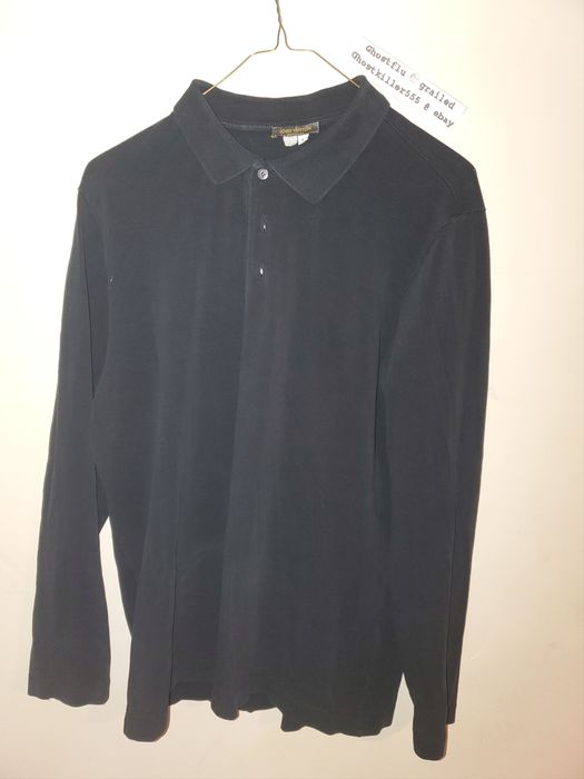 Louis Vuitton LV Fade Printed Long-sleeved T-Shirt BLACK. Size S0