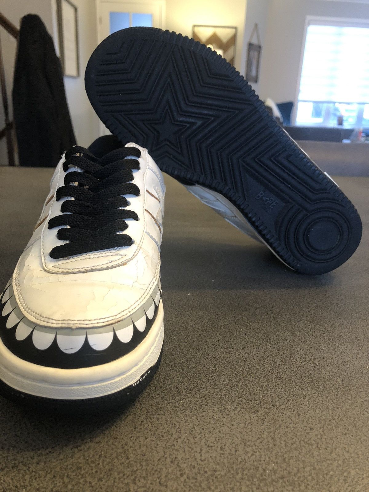 Bape × Kaws 1st Edition Archive Bape x Kaws Chompers Bapesta NIKE SOLE! Size US 8.5 / EU 41-42 - 8 Thumbnail