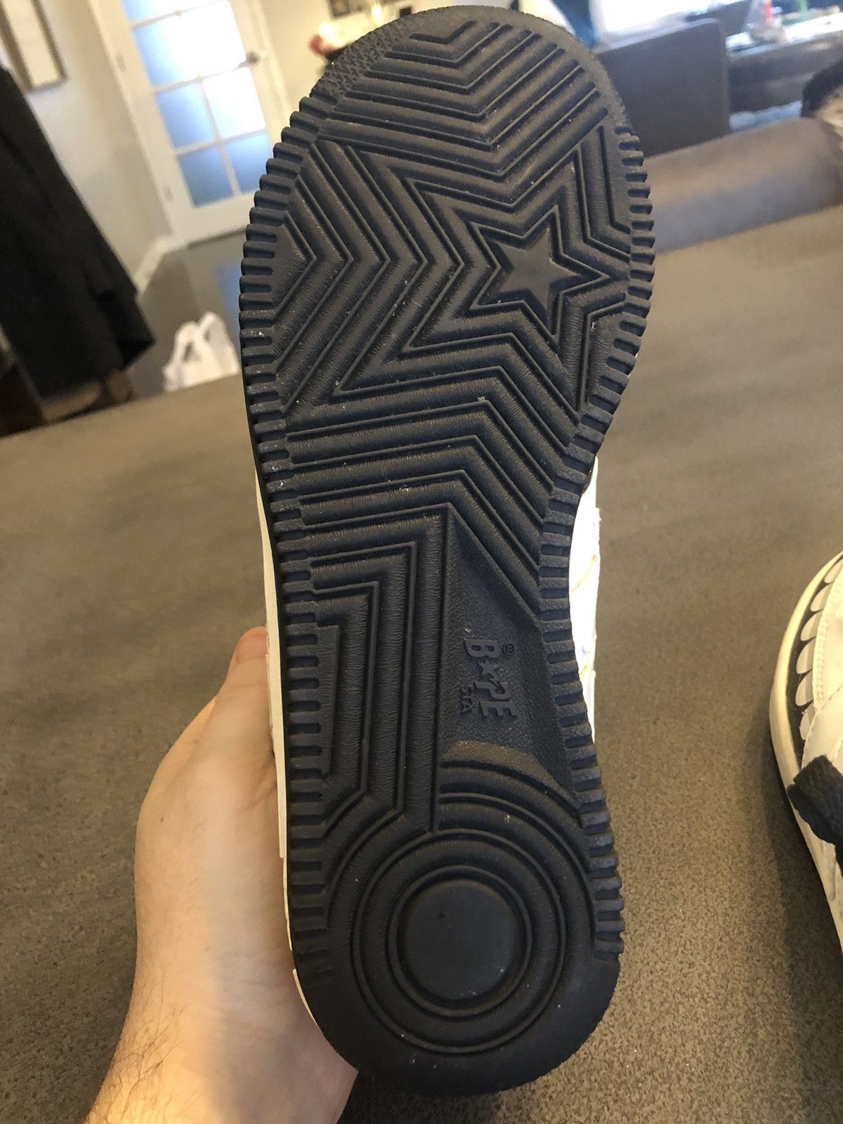 Bape × Kaws 1st Edition Archive Bape x Kaws Chompers Bapesta NIKE SOLE! Size US 8.5 / EU 41-42 - 9 Thumbnail