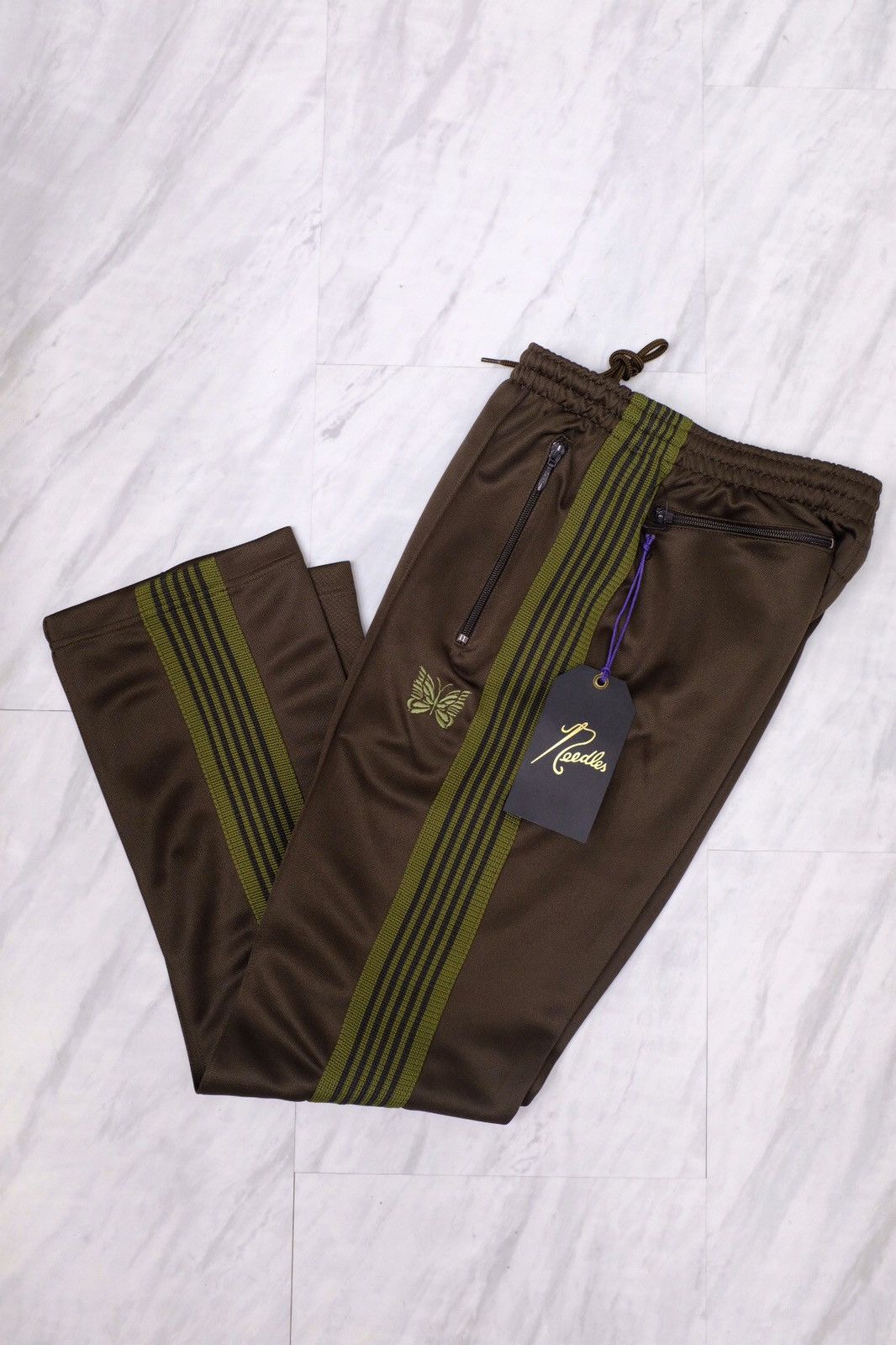 image of Needles Track Pants in Brown, Men's (Size 30)