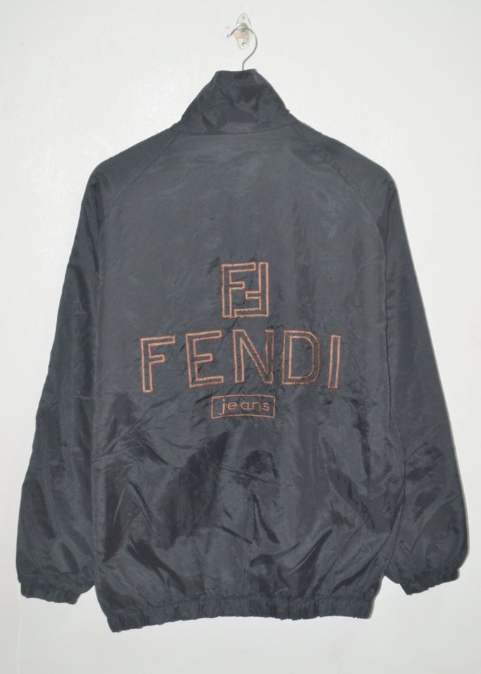 Fendi VINTAGE FENDI ROMA JEANS WINDBREAKER MADE IN ITALY JACKET | Grailed