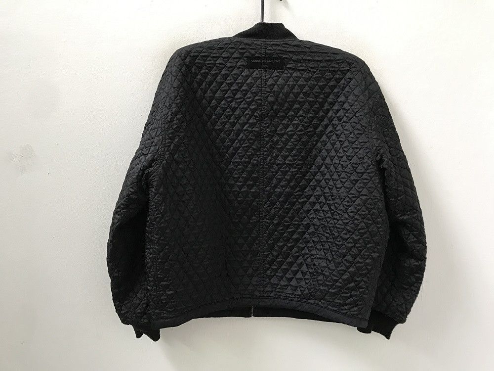 Comme des Garcons 1993 CDGH AD1993 Reversible Quilted Black Bomber