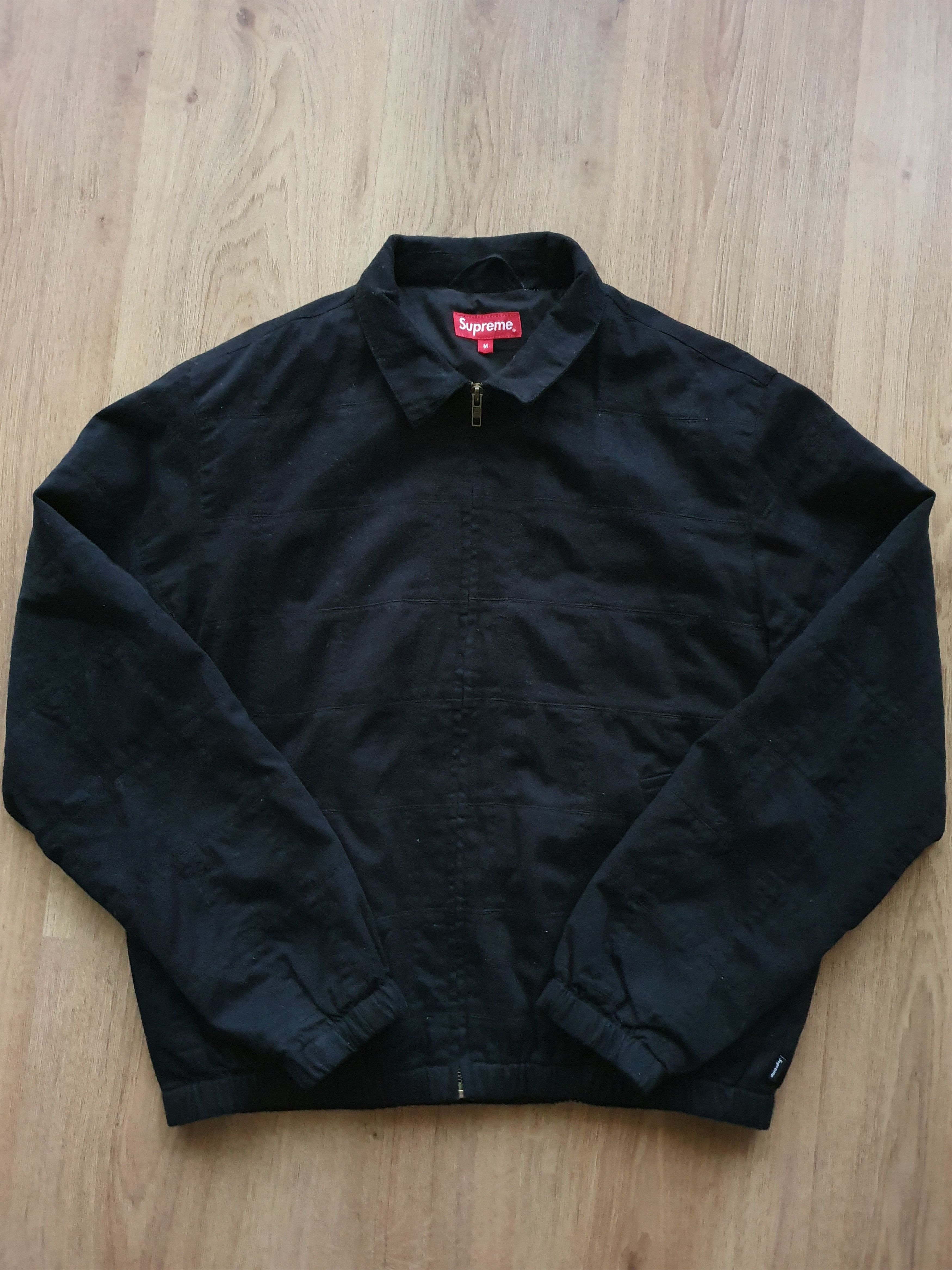 Supreme Supreme Patchwork Harrington Jacket Black SS19 | Grailed