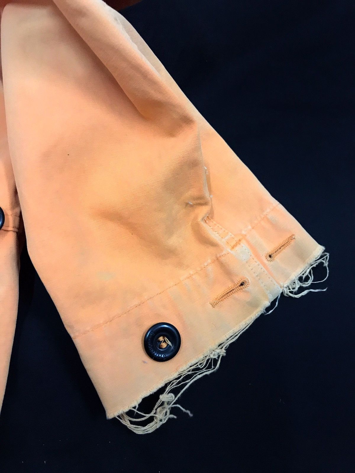 Stone Island Vintage Stone Island Distressed Denims Button Up Jacket Size US L / EU 52-54 / 3 - 14 Thumbnail