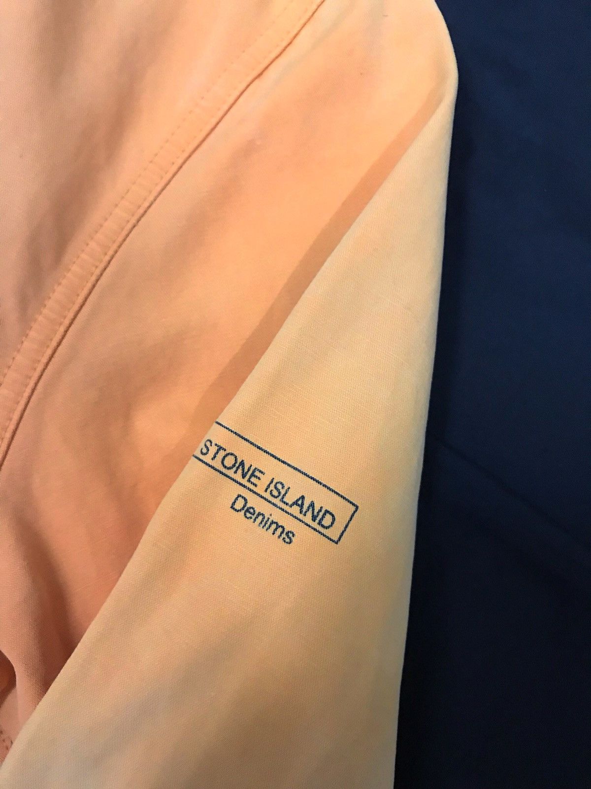 Stone Island Vintage Stone Island Distressed Denims Button Up Jacket Size US L / EU 52-54 / 3 - 4 Thumbnail