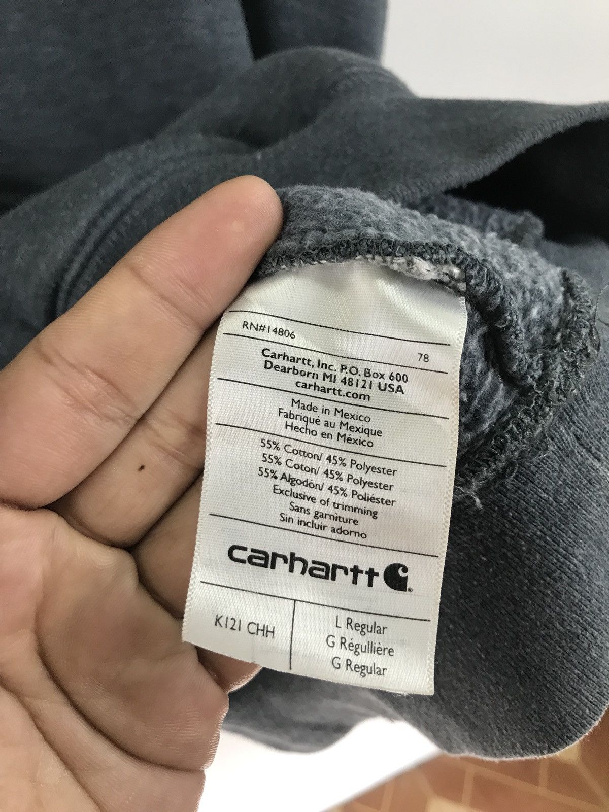 Carhartt Vintage Carhartt Hoodie Size US L / EU 52-54 / 3 - 4 Thumbnail