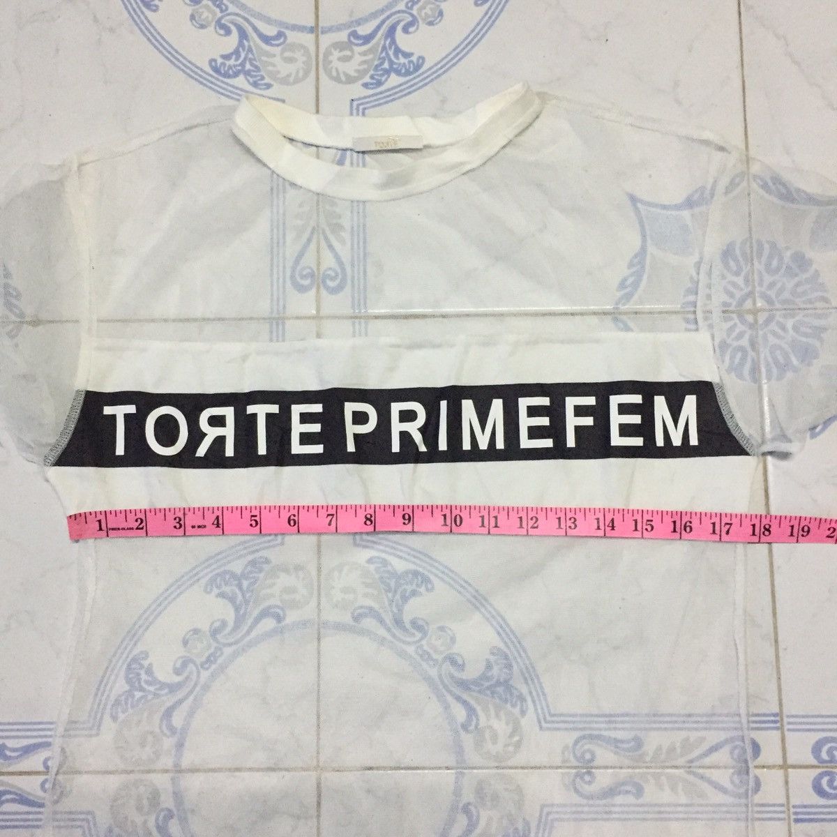 Japanese Brand TORTEPRIMEFEM Mesh Long Shirt Size US M / EU 48-50 / 2 - 9 Thumbnail